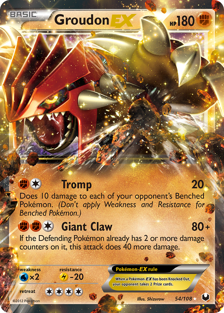 Dark Explorers Groudon EX #54/108